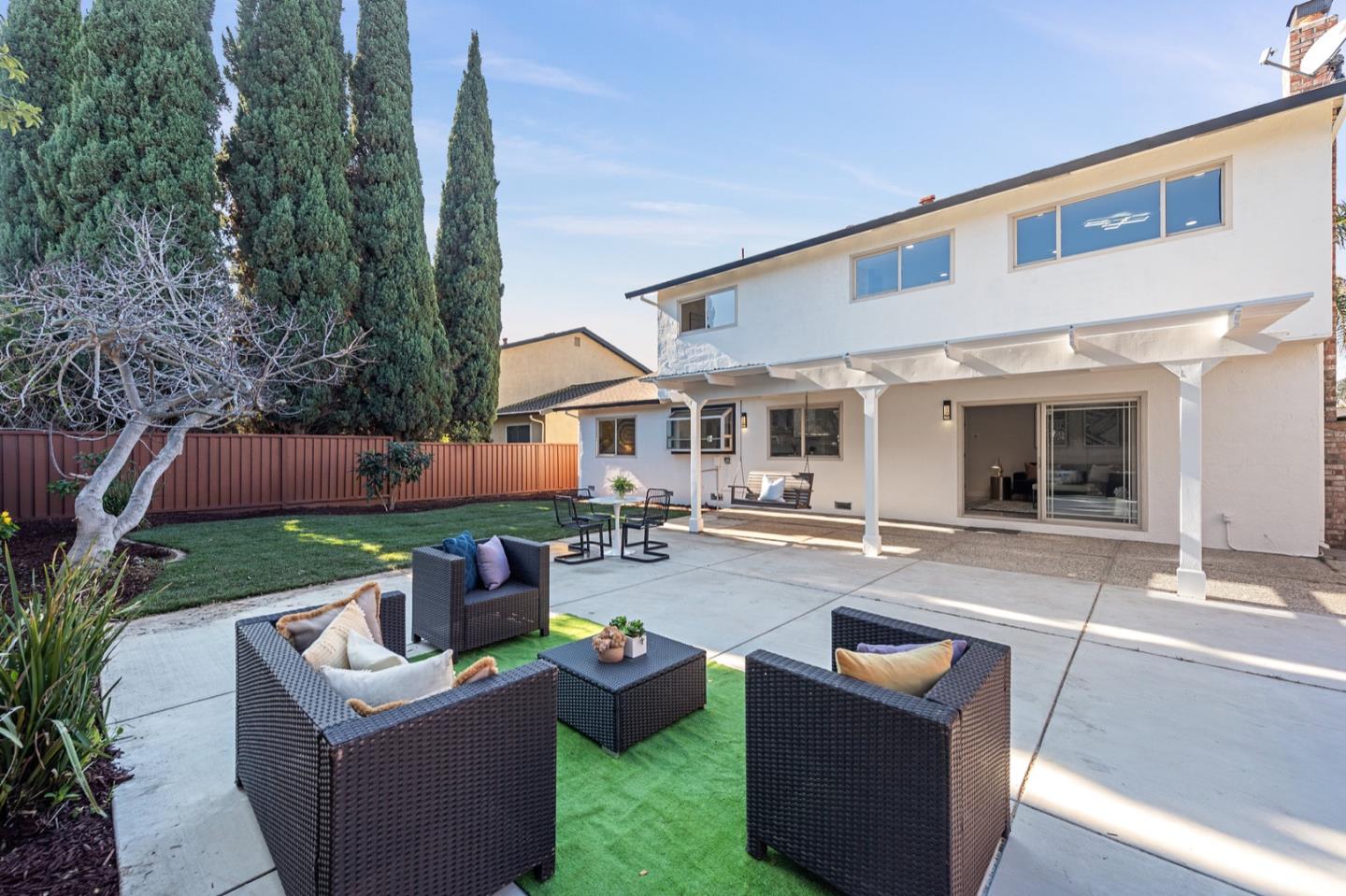 1480 Mallard Way Sunnyvale, CA 94087 - Photo 4 of 5 a view of house with backyard and furniture