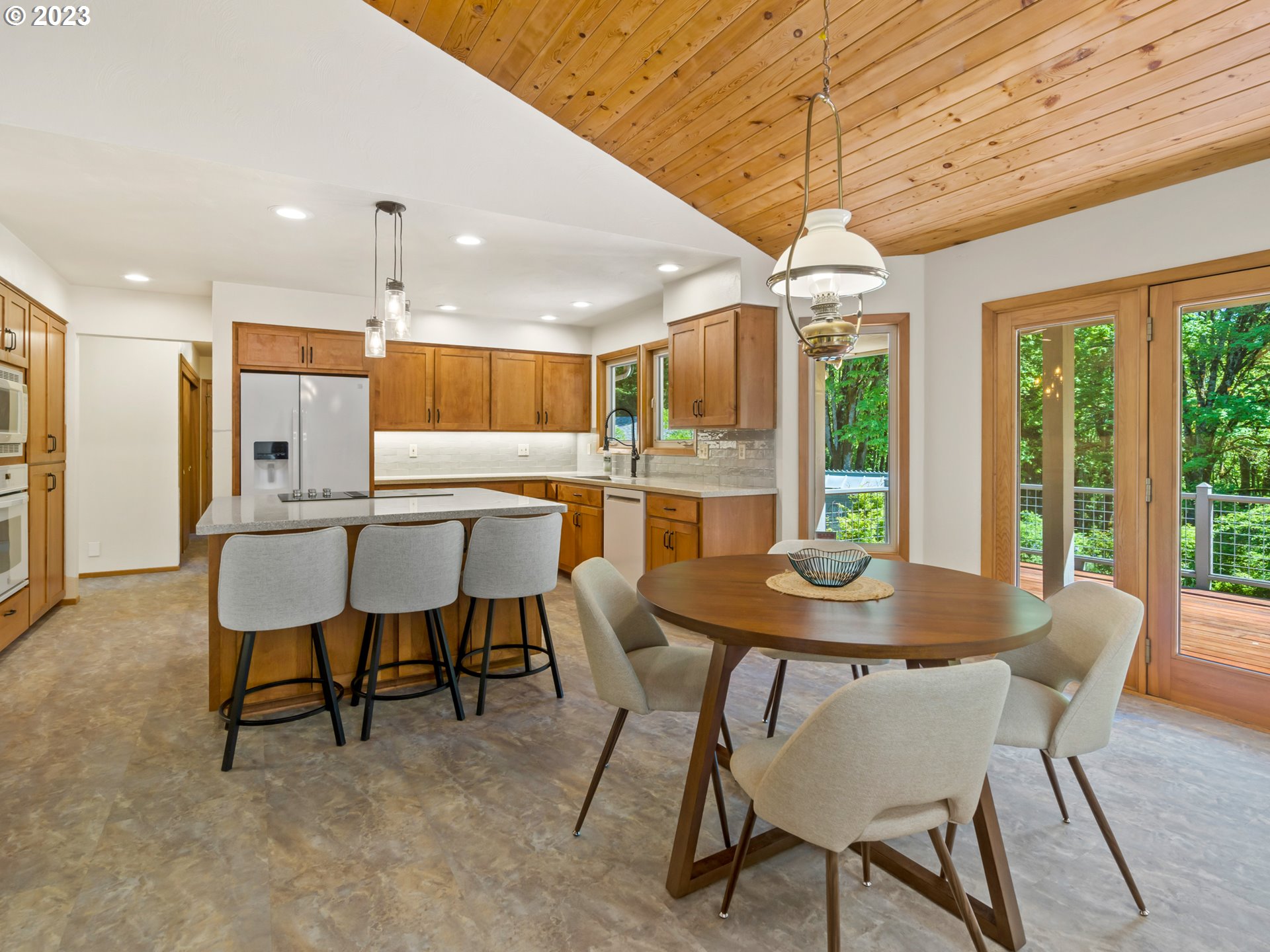 88601 Ermi Bee Road Springfield, OR 97478 - Photo 15 of 48 a view of a dining room with furniture window and outside view