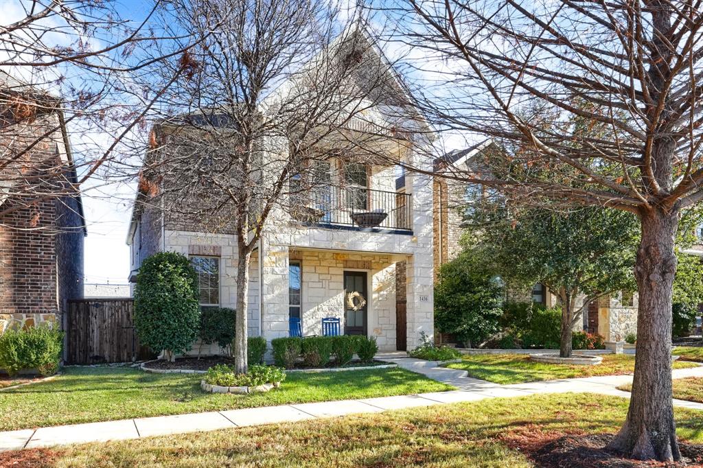 1436 Pebble Way Allen, TX 75013 - Photo 2 of 35 a view of a white house with a small yard and large tree
