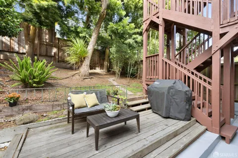 a view of outdoor space yard deck patio and outdoor kitchen