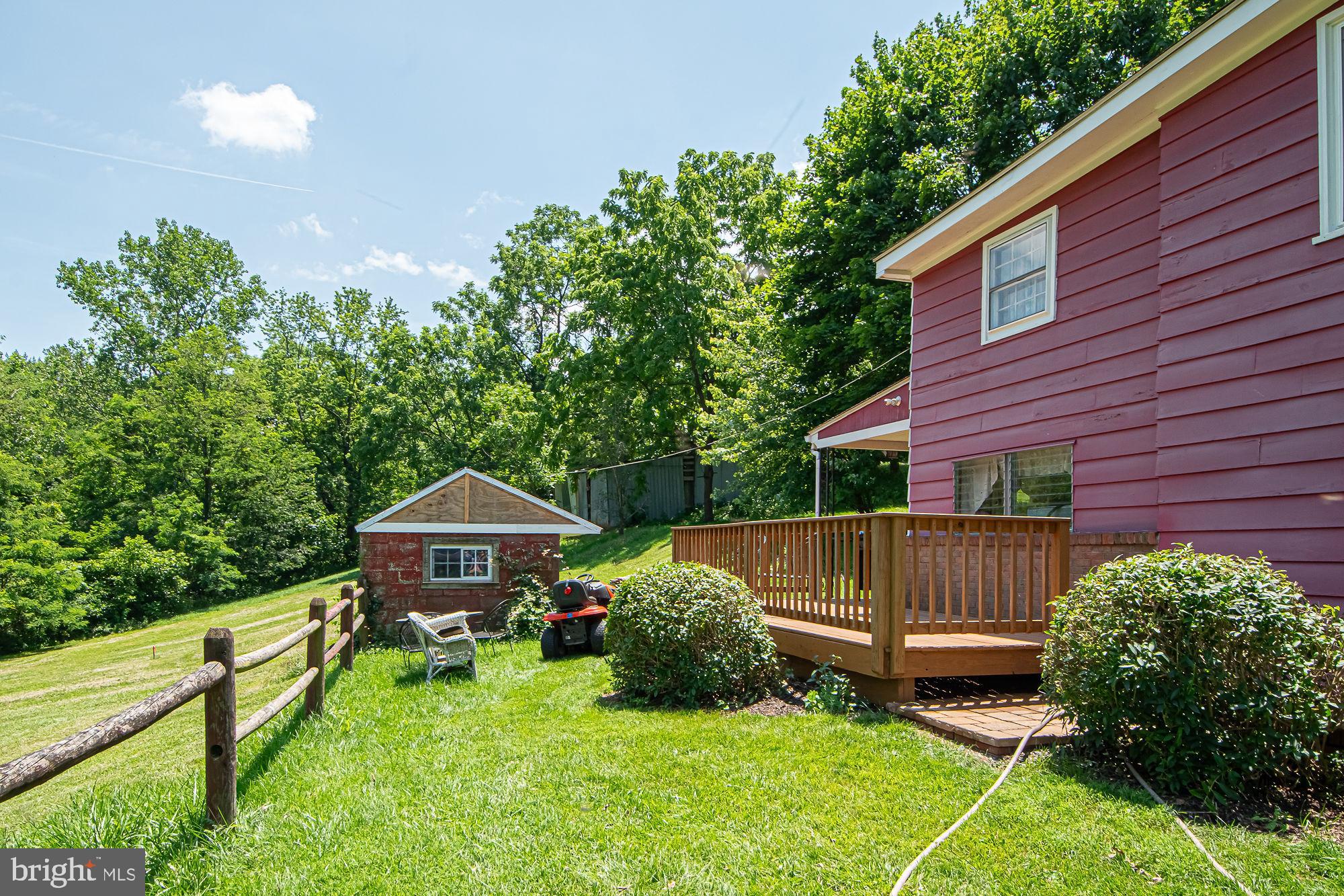 115 Chester Gap Road Chester Gap, VA 22623 - Photo 10 of 60 Side of house with deck