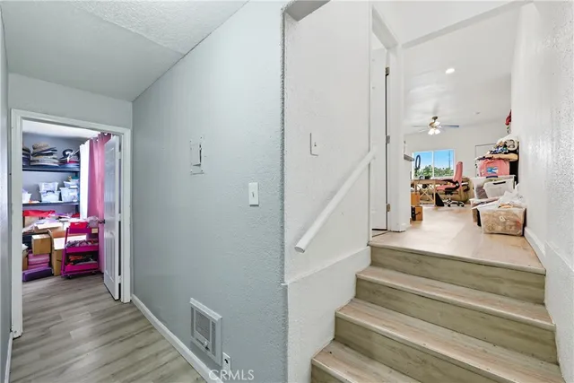 a front view of a house with outdoor space