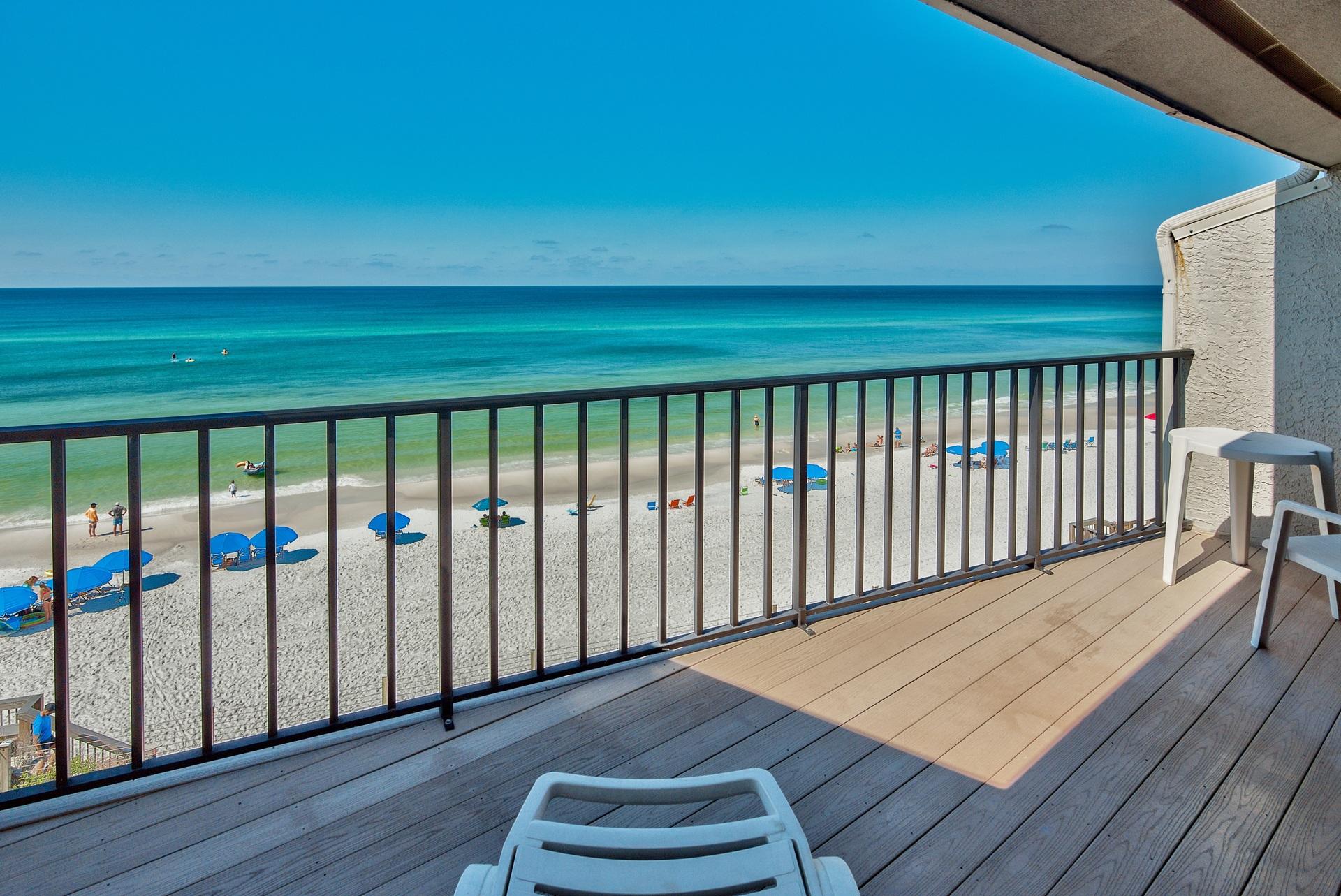214 Blue Mountain Road, Unit 122 Santa Rosa Beach, FL 32459 - Photo 23 of 32 a view of a balcony with wooden floor