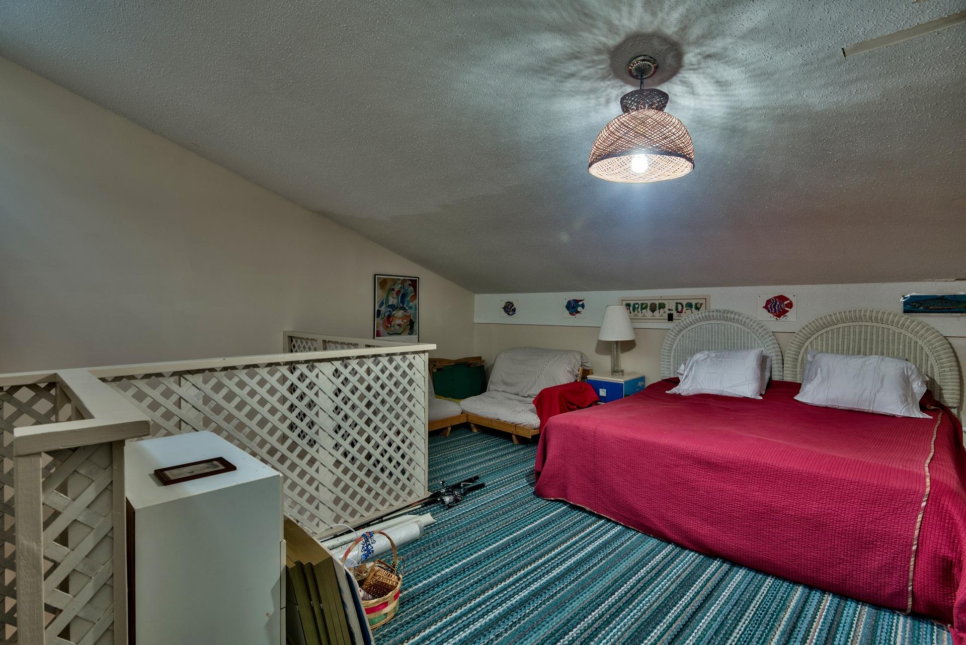 214 Blue Mountain Road, Unit 122 Santa Rosa Beach, FL 32459 - Photo 29 of 32 a bedroom with two beds and a dresser