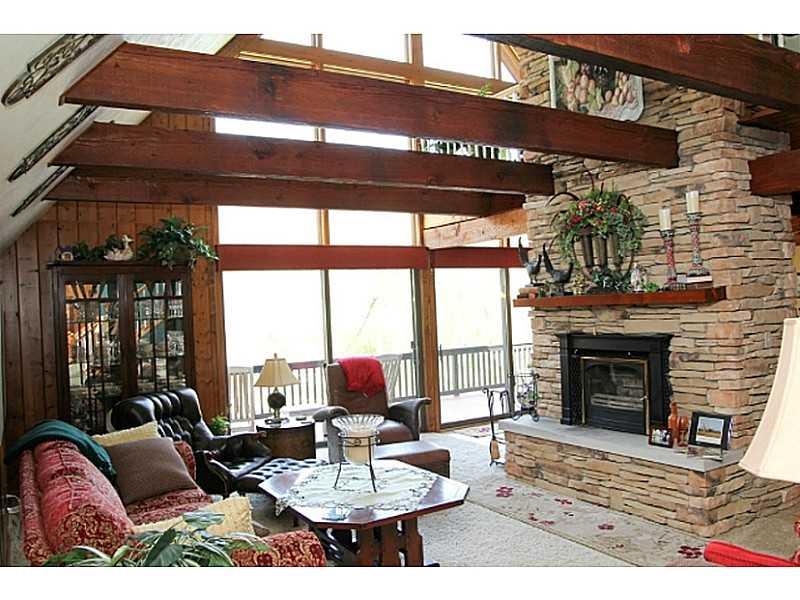 115 Chubbic Road Canonsburg, PA 15317 - Photo 4 of 25 Family Room. FLOOR TO CEILING FIREPLACE WITH VERMONT WOODSTOVE WITH HEATALATOR