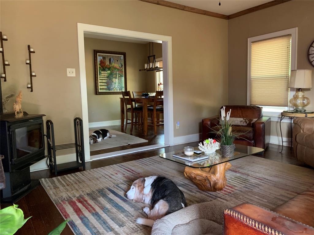 2330 Knight Road Denison, TX 75020 - Photo 6 of 14 a living room with furniture and a wooden floor