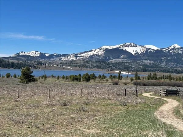 a view of a lake with mountain view