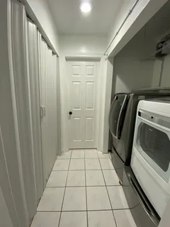 a view of a storage & utility room