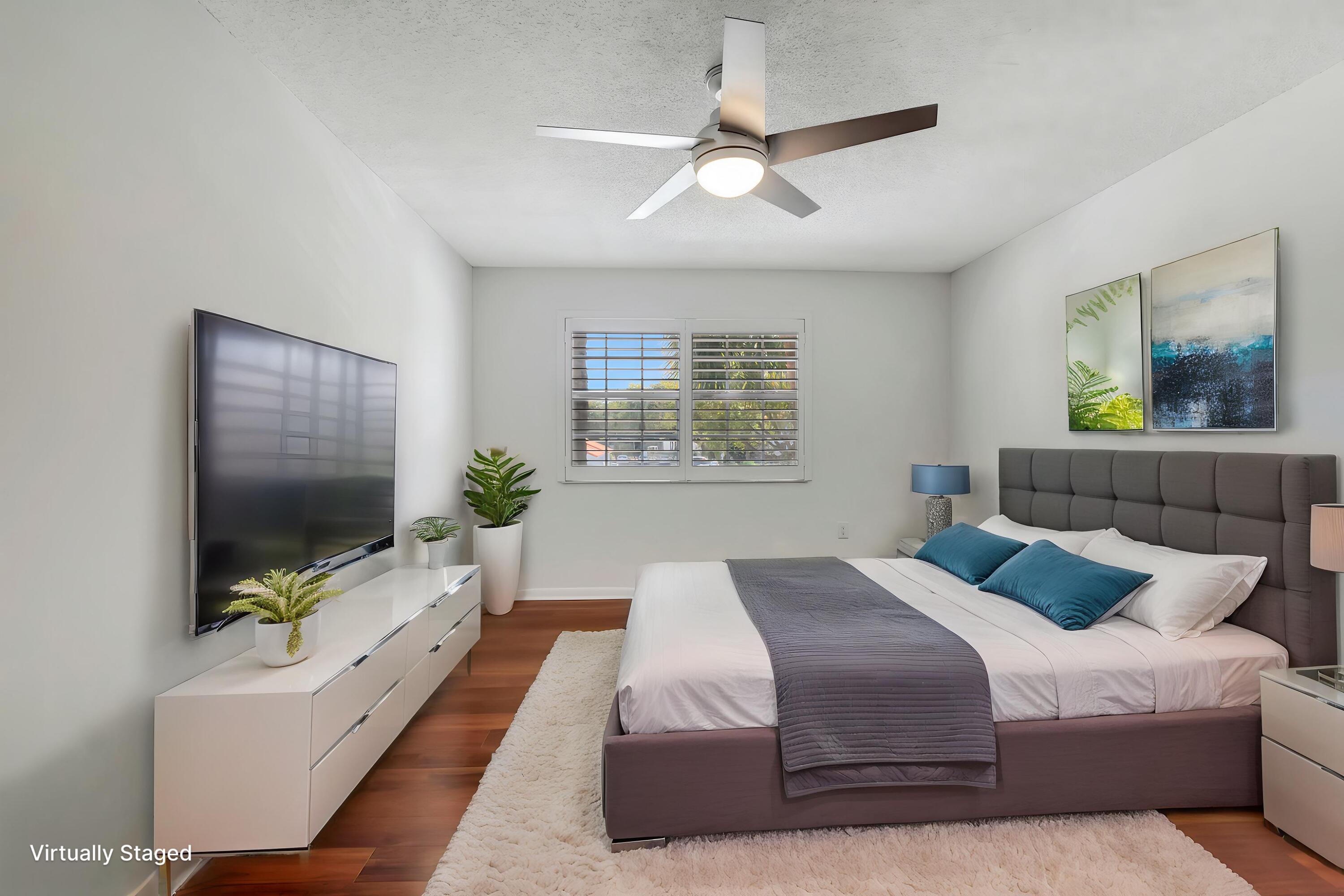 3111 Clint Moore Road, Unit 203 Boca Raton, FL 33496 - Photo 18 of 40 Virtually staged primary bedroom