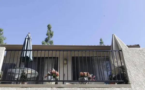 a view of a house with a window