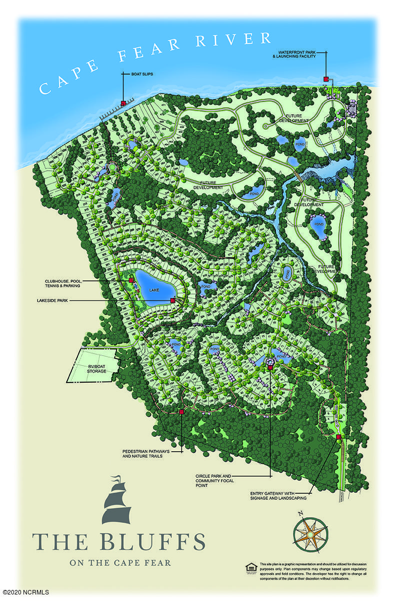 3819 Bay Colony Road Northeast Leland, NC 28451 - Photo 13 of 13 13 Bluffs Community Map
