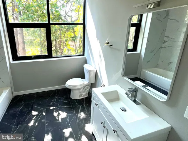 a bathroom with a sink and a toilet