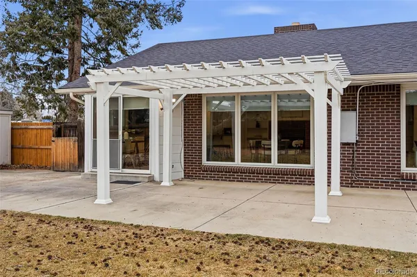 a view of a house with a outdoor space