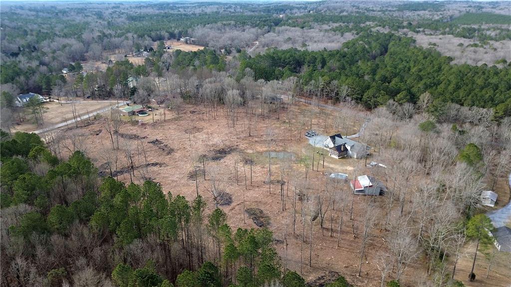 452 Terry White Road Aragon, GA 30104 - Photo 54 of 55 an aerial view of house with yard and trees