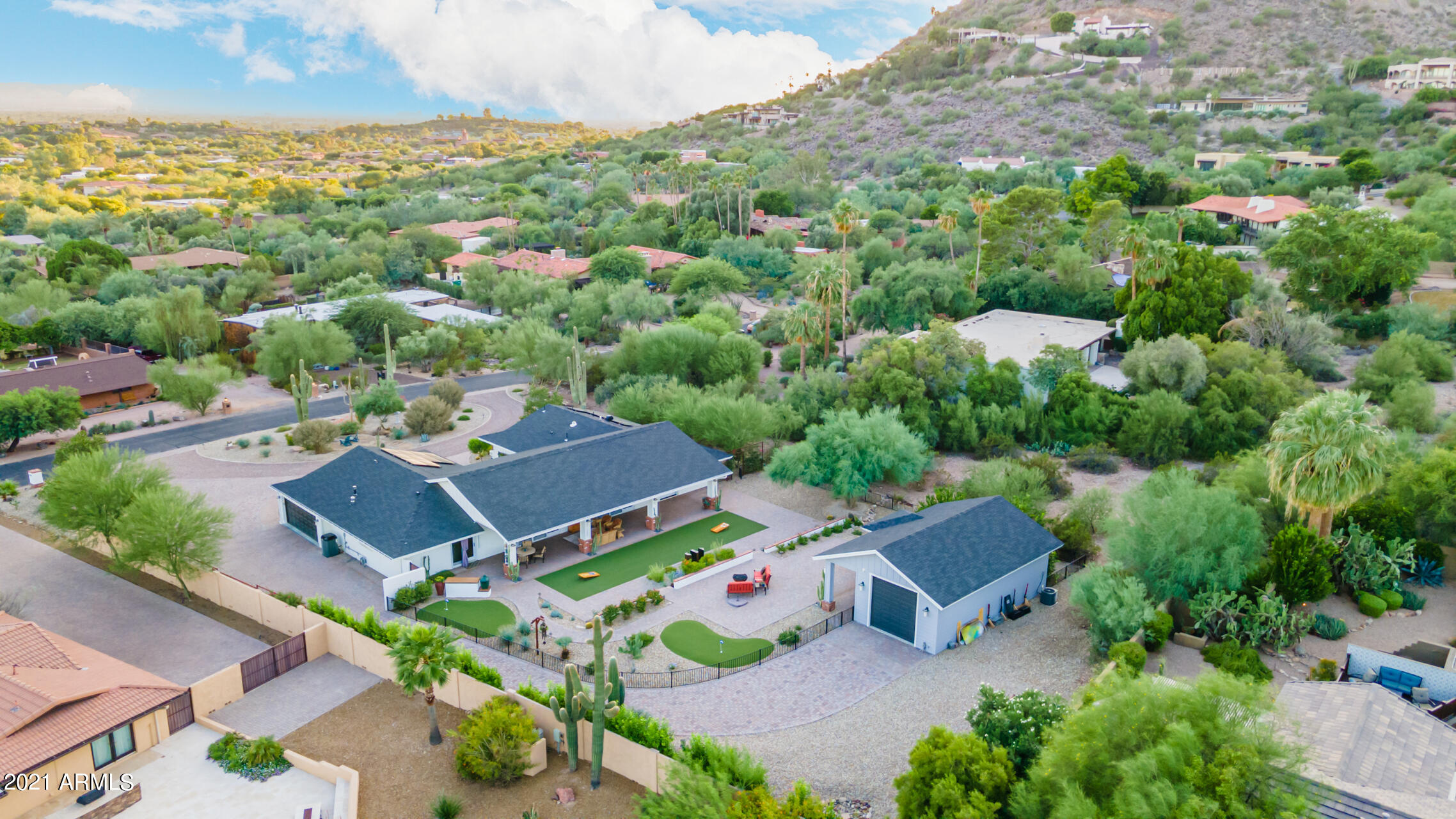 4530 East Indian Bend Road Paradise Valley, AZ 85253 - Photo 71 of 77 Aerial view