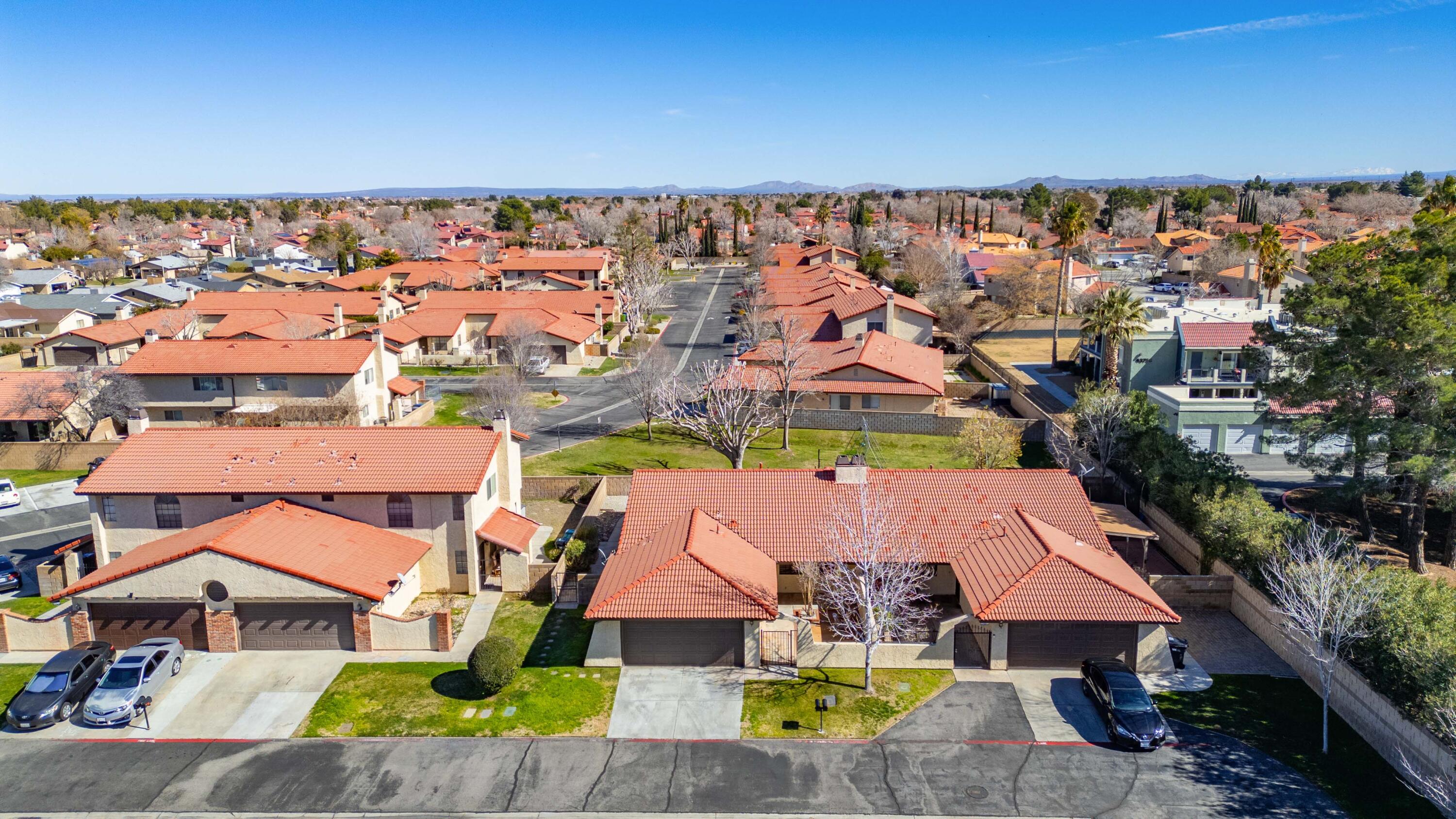 43734 Frieda Court Lancaster, CA 93535 - Photo 1 of 32 an aerial view of residential houses with outdoor space