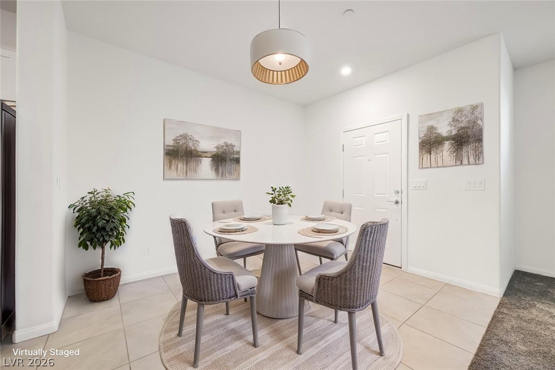489 Filaree Place Henderson, NV 89015 - Photo 6 of 36 Perfect space for everyday meals or entertaining - Virtually Staged