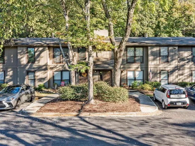 a car parked on the side of a street