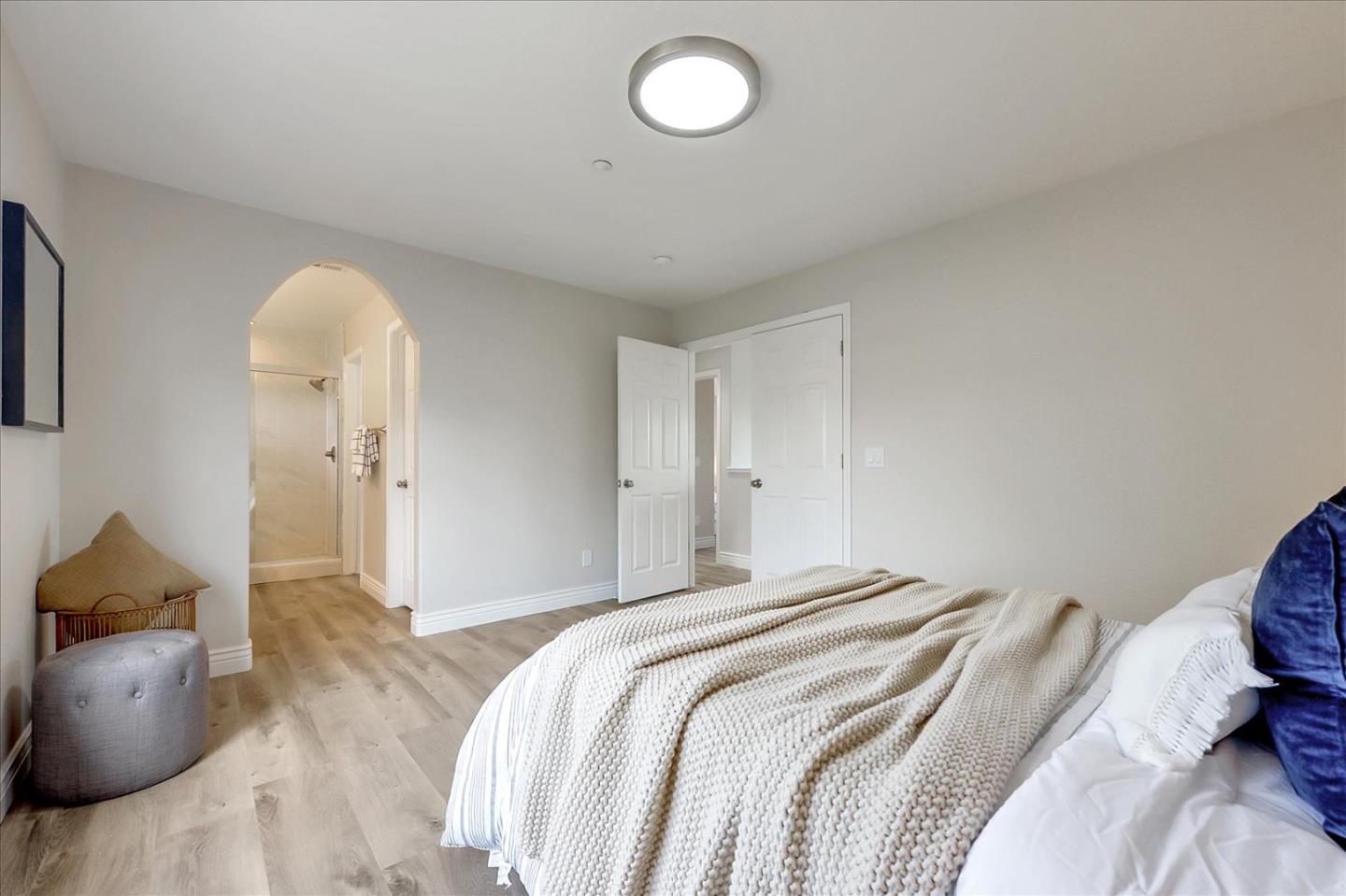 2276 Towne Circle Mountain View, CA 94040 - Photo 21 of 37 a bedroom with a bed and a couch