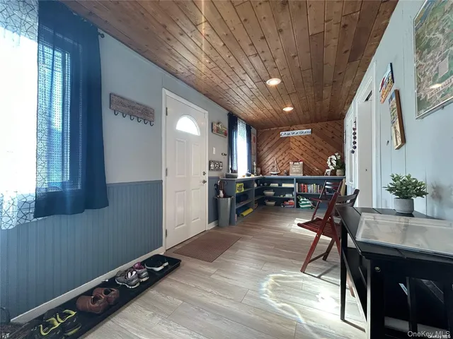 a very nice looking room with a large window