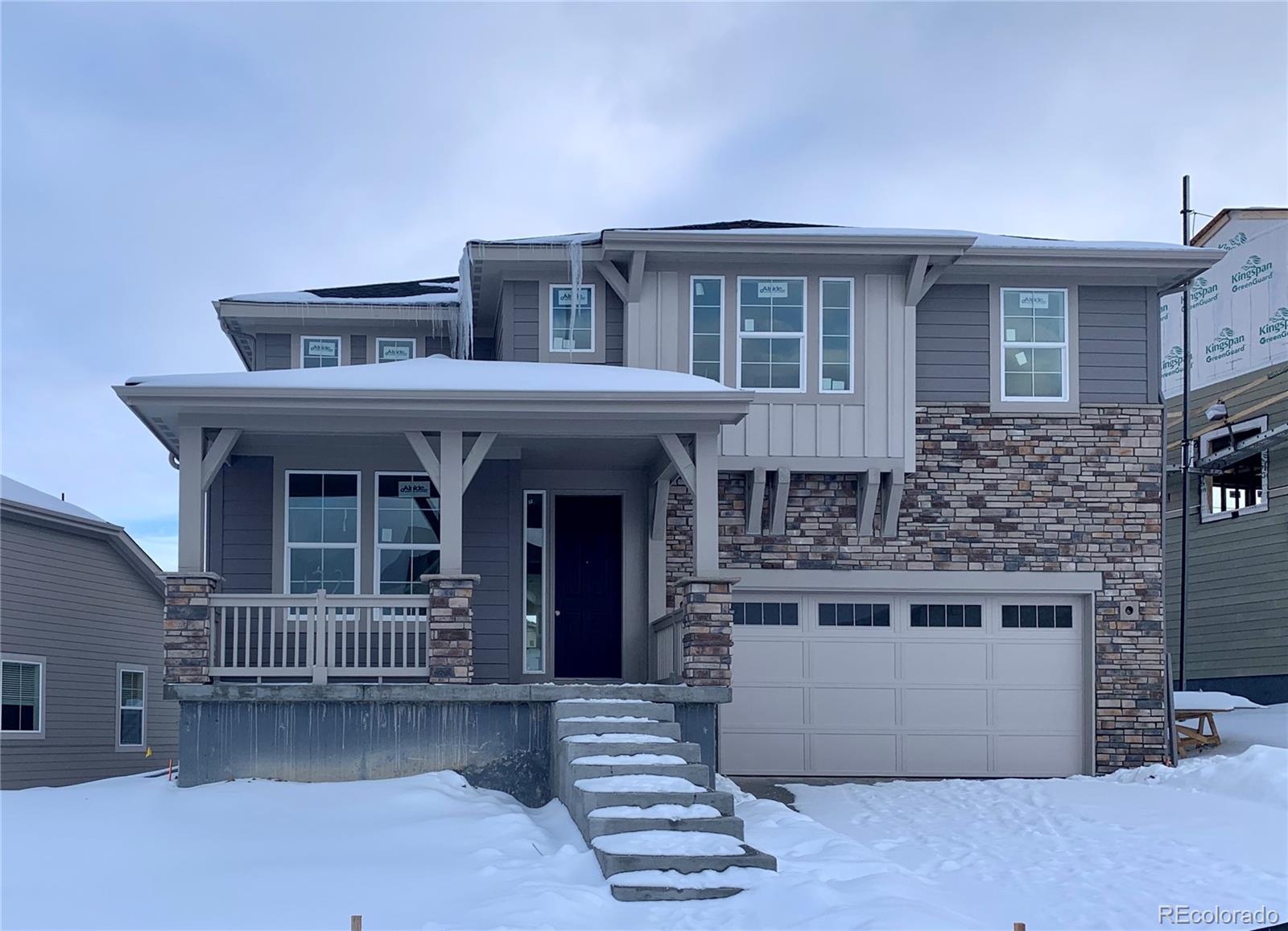 a view of a house with a balcony