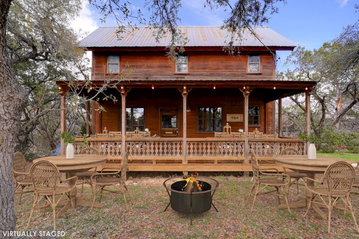 a view of a chairs and table on the wooden floor