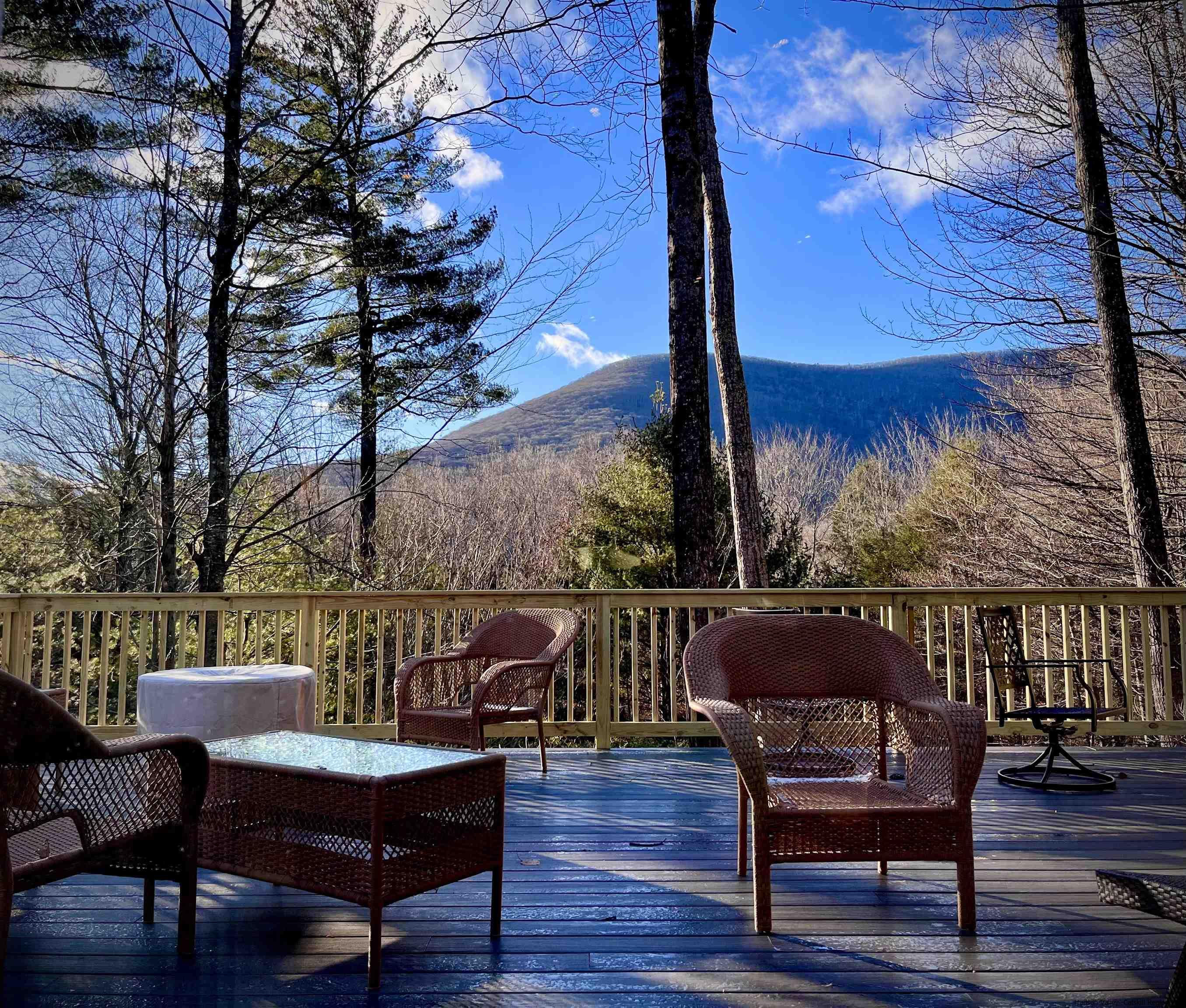 295 Grog Kill Road Willow, NY 12495 - Photo 13 of 14 a balcony with wooden floor table and chairs