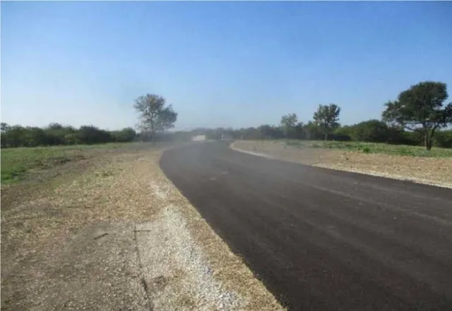 a view of a lake and mountain in the background