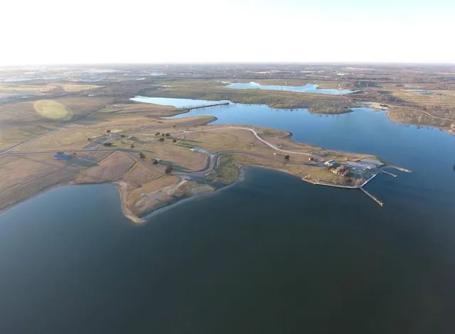 a view of an ocean and beach