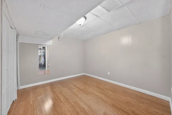 wooden floor in an empty room