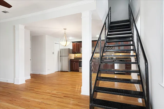 a view of entryway and hall