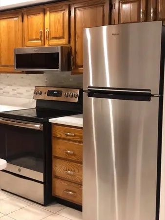 a close view of a stove top oven