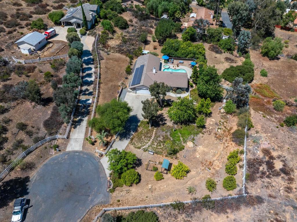 13995 Whispering Meadows Lane Jamul, CA 91935 - Photo 60 of 62 an aerial view of a house with a yard