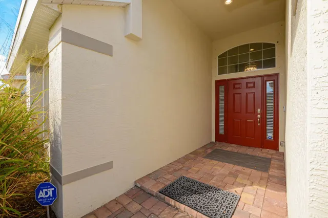 a view of front door of a house