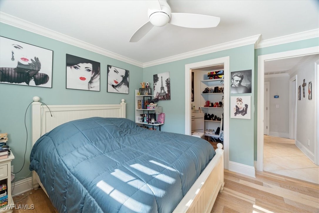 19 Winewood Court Fort Myers, FL 33919 - Photo 20 of 42 a view of a bedroom with cabinet bed and closet