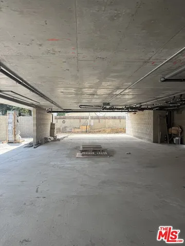 a view of parking garage