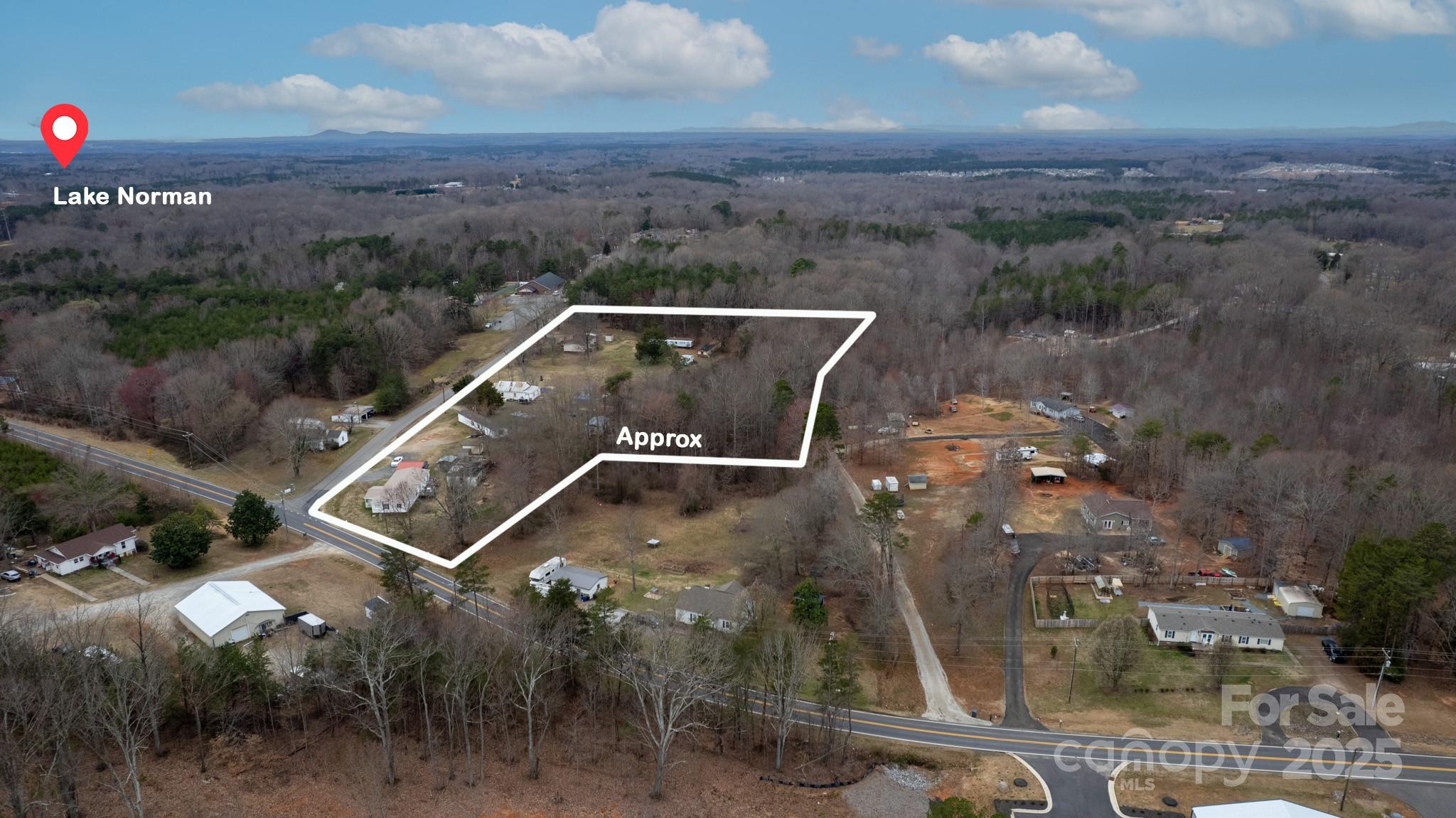 116 Lipe Road Troutman, NC 28166 - Photo 3 of 12 an aerial view of a house