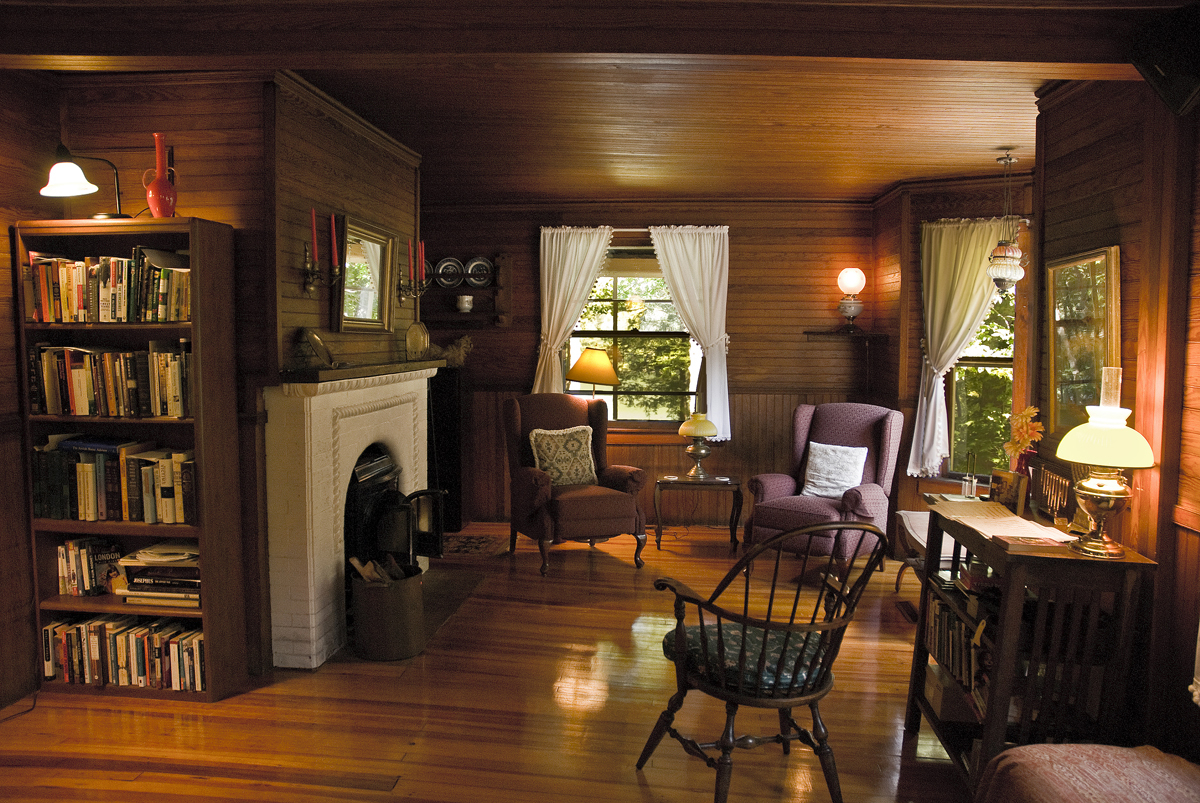 22 Bidwell Road Monterey, MA 01245 - Photo 5 of 46 a living room with furniture and a fireplace