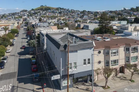 an aerial view of a