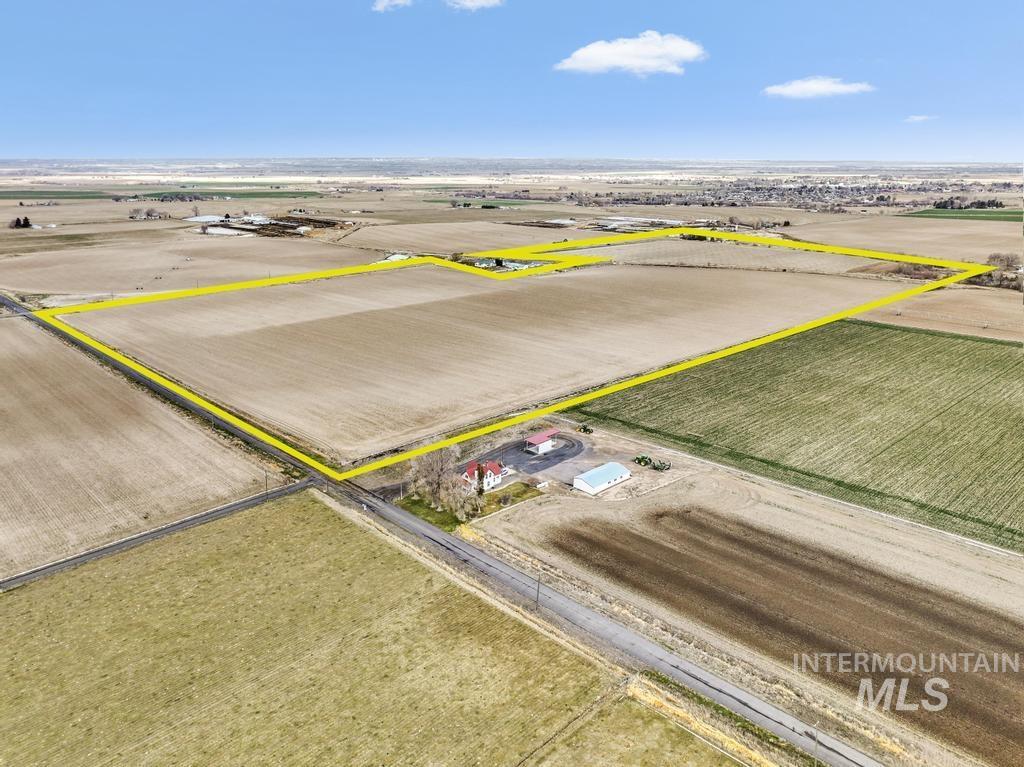 3900 North (77 /- Acres) Filer, ID 83328 - Photo 4 of 30 View of rural area featuring property parcel outlined and farmland
