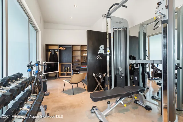 a room with musical instruments