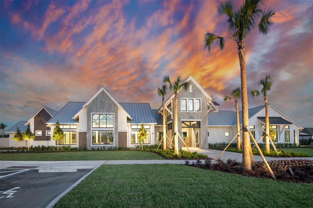 33425 Herds Hallow Way Wesley Chapel, FL 33545 - Photo 18 of 30 a front view of a house with a yard and potted plants