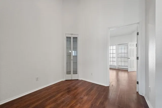 wooden floor in an empty room