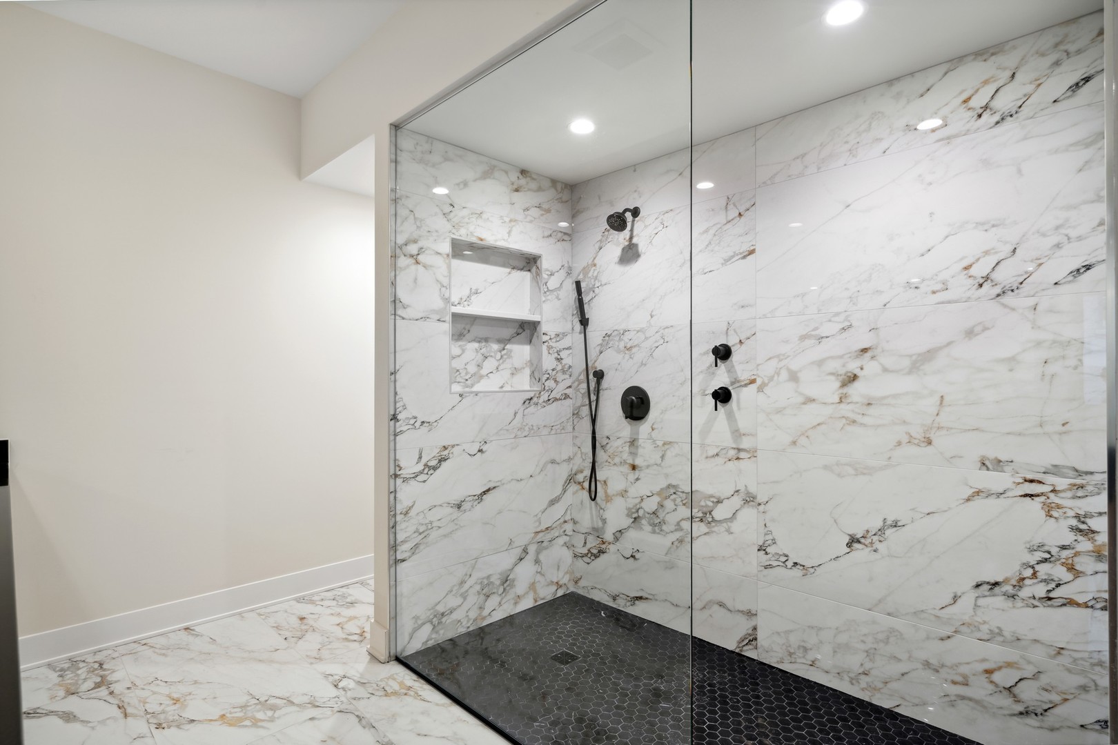 232 South Green Street, Unit 3S Chicago, IL 60607 - Photo 13 of 23 a bathroom with a shower