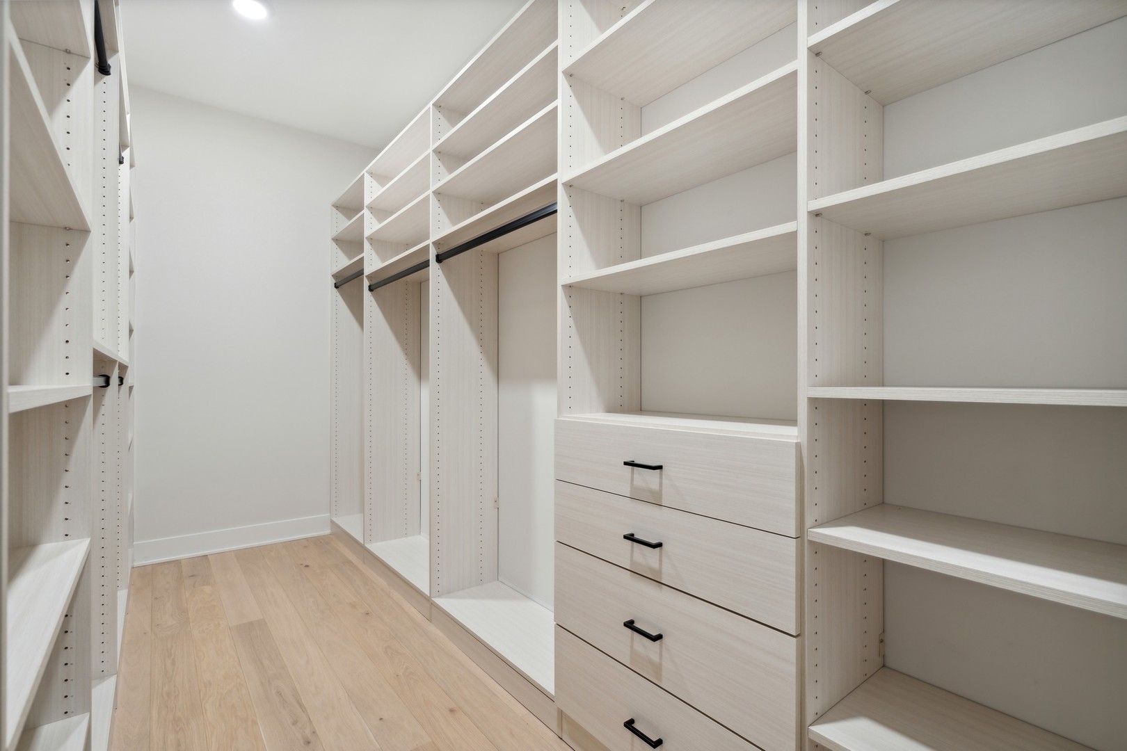 232 South Green Street, Unit 3S Chicago, IL 60607 - Photo 14 of 23 a view of walk in closet with empty racks
