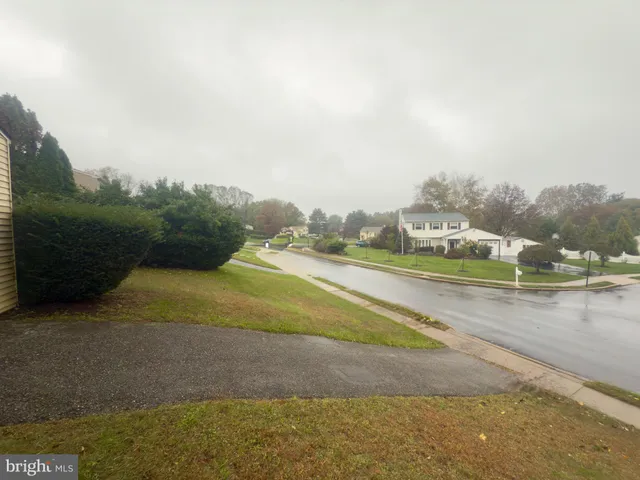 a view of an outdoor space and a yard