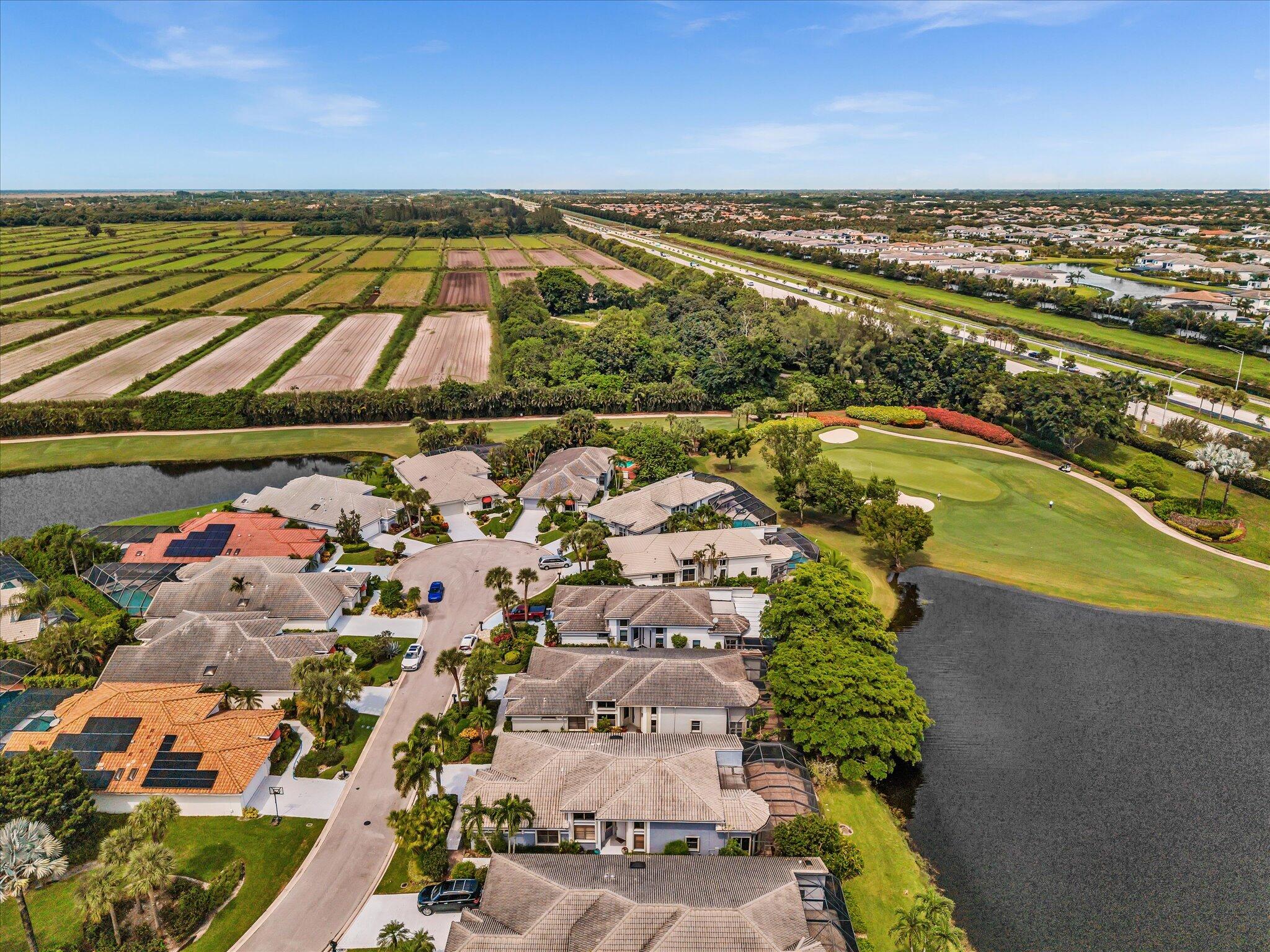 10122 Spyglass Way Boca Raton, FL 33498 - Photo 50 of 65 an aerial view of residential houses with outdoor space