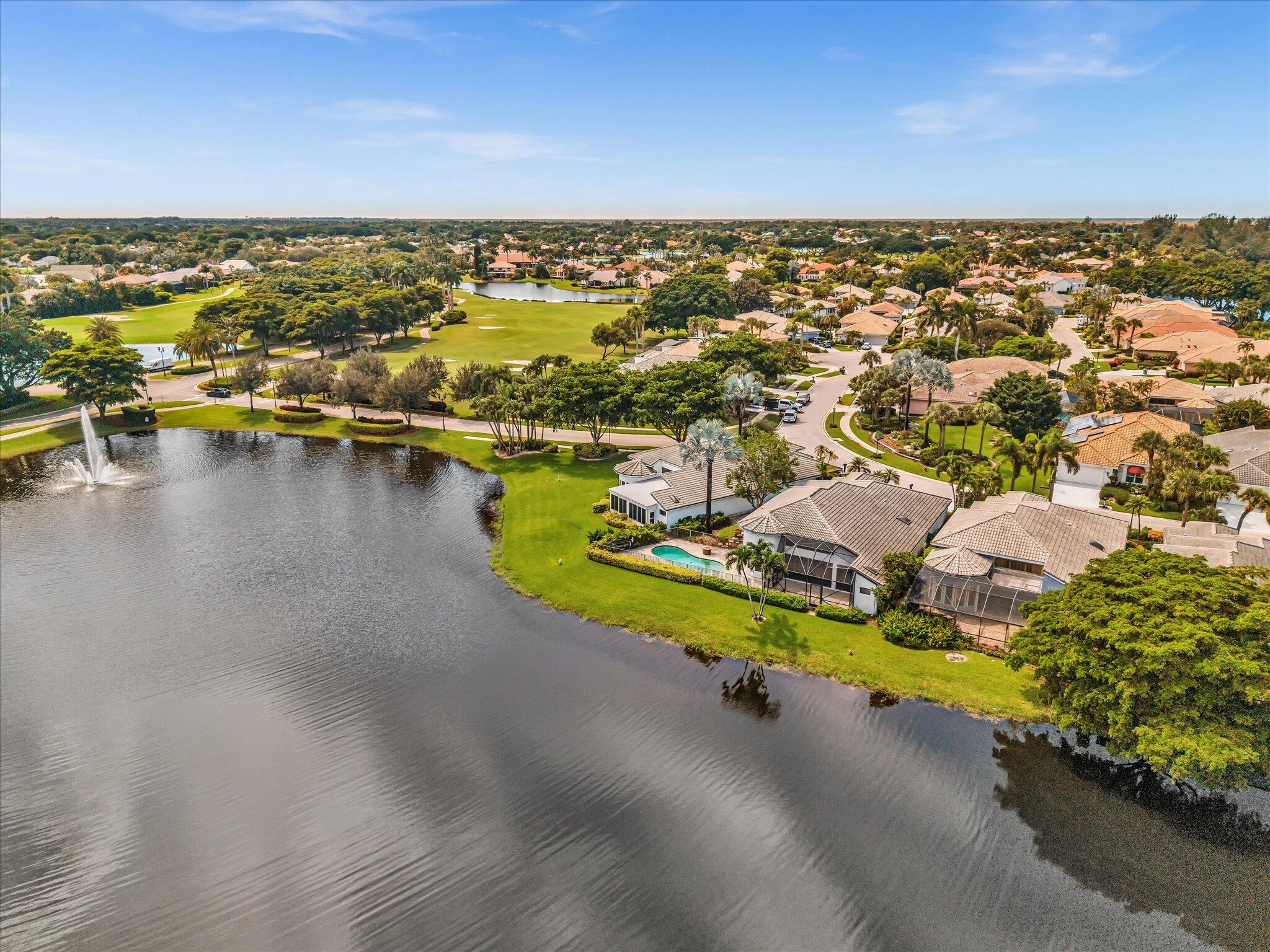 10122 Spyglass Way Boca Raton, FL 33498 - Photo 53 of 65 an aerial view of residential houses with outdoor space
