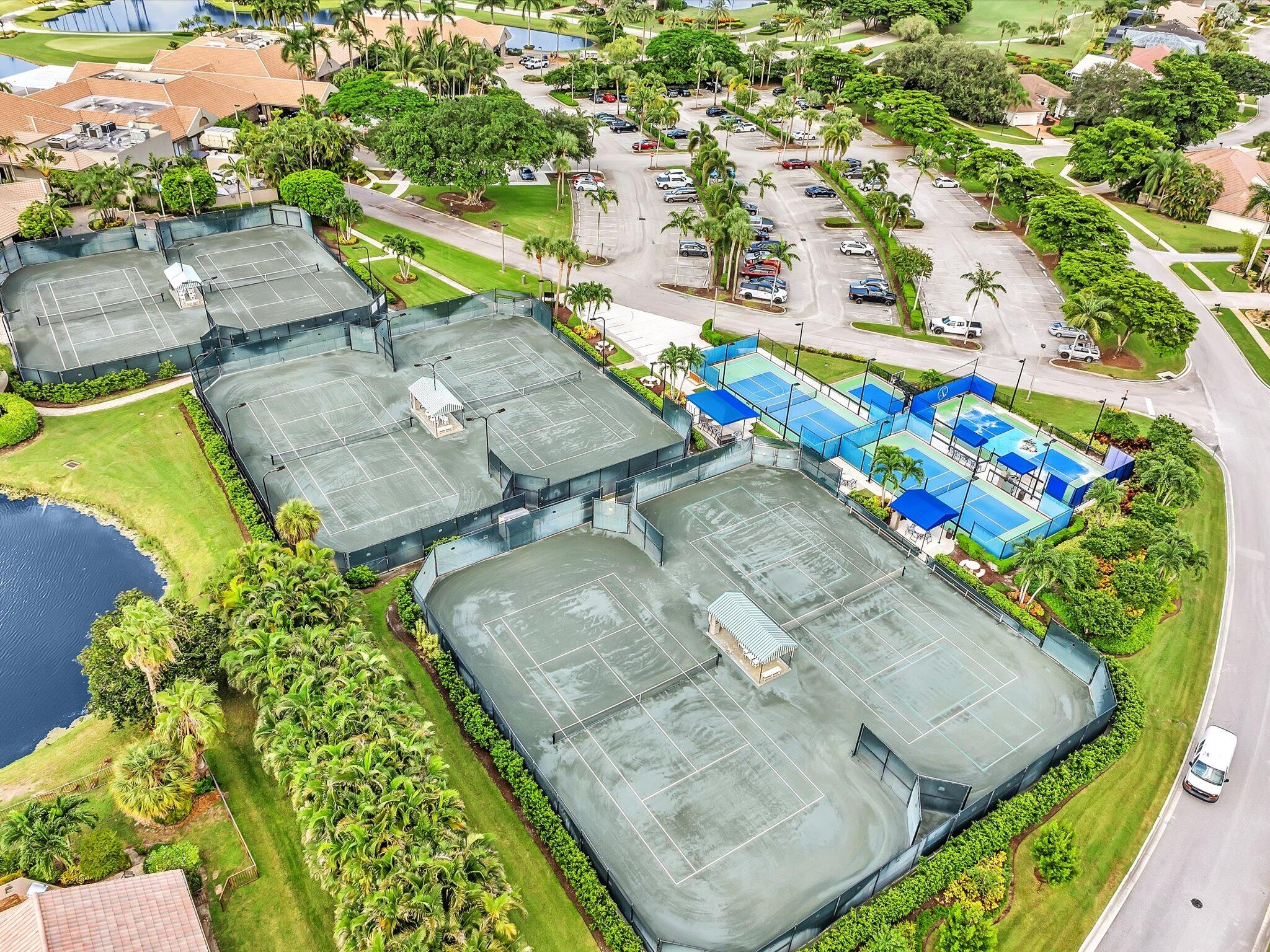 10122 Spyglass Way Boca Raton, FL 33498 - Photo 60 of 65 an aerial view of a house with a swimming pool