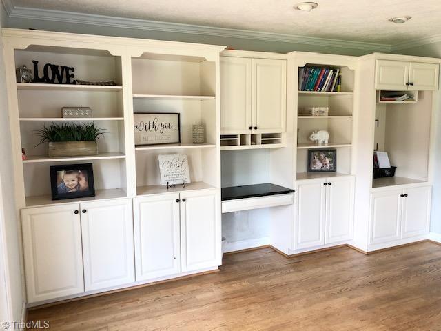 196 Tom Hunter Road Pilot Mountain, NC 27041 - Photo 13 of 37 Custom Built-Ins in the spacious Den.